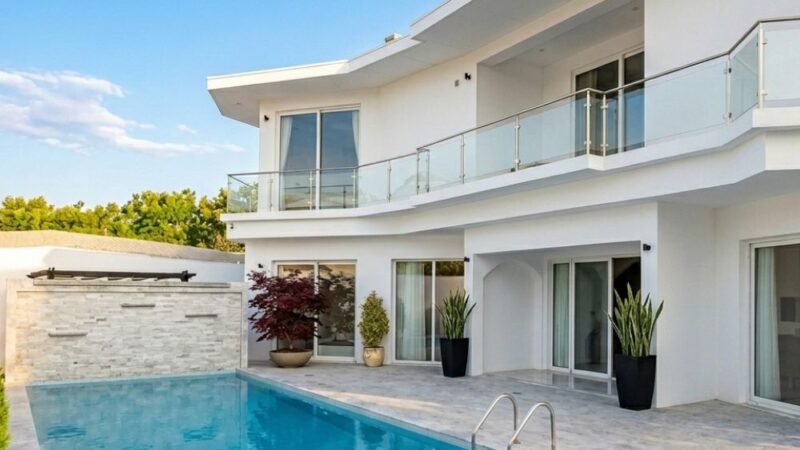 business pool villa