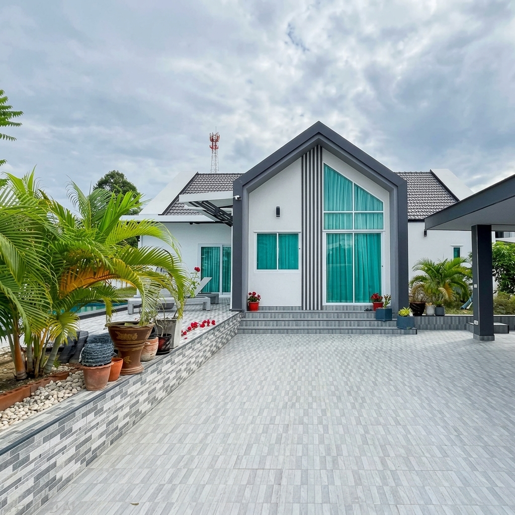 Modern Luxury Pool Villa near the International schools