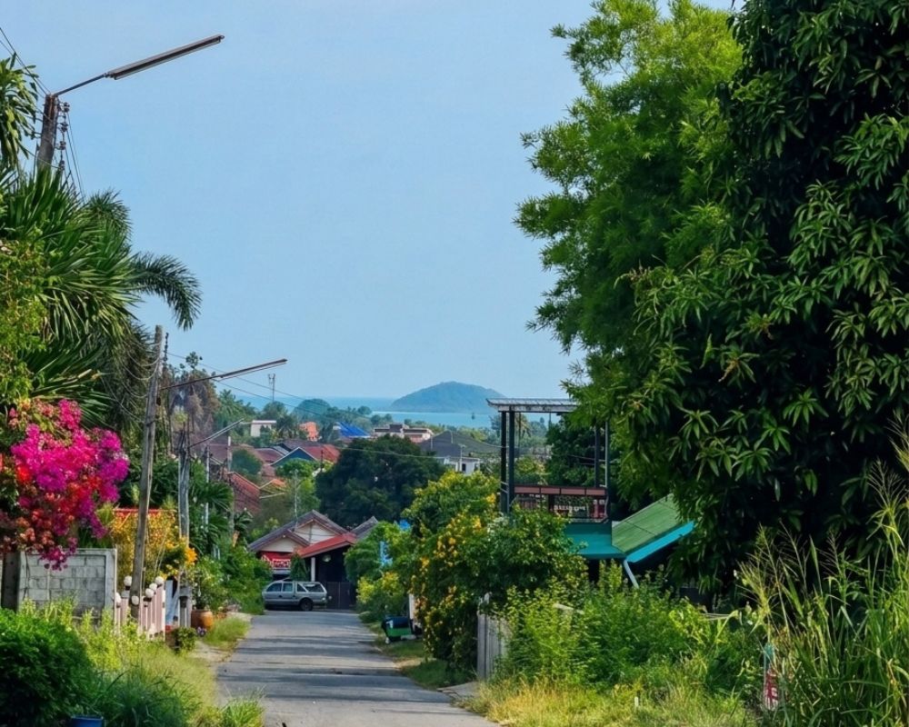 Sea & Mountain View Land for Sale Sattahip