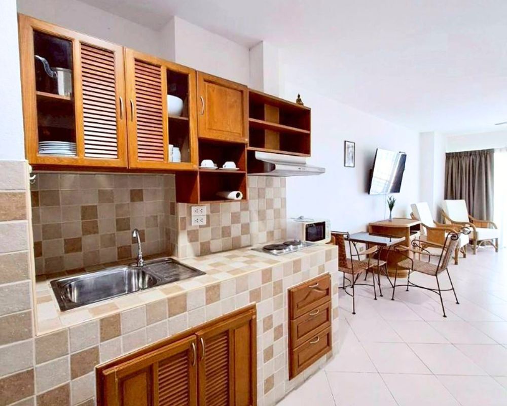 kitchen at view talay jomtien beach