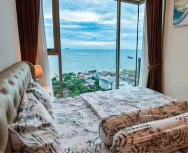 Riviera Jomtien sea view bedroom rental condo