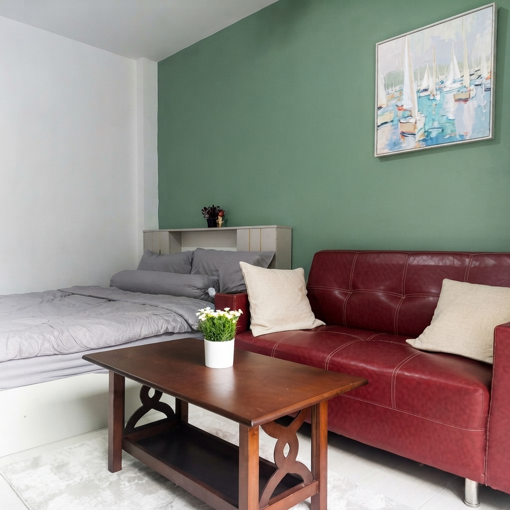 Bang Saray AD Condo Rent-Studio Garden (เช่าเอดีคอนโด)