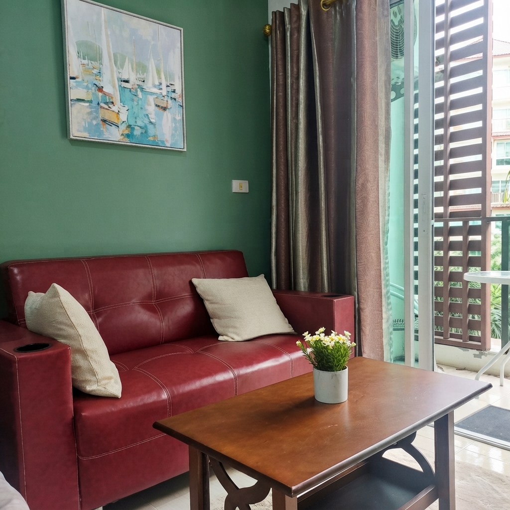 Bang Saray AD Condo Rent-Studio Garden (เช่าเอดีคอนโด)