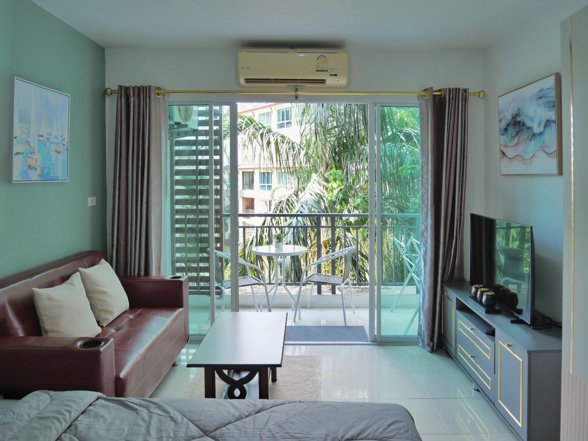 Bang Saray AD Condo Rent-Studio Garden (เช่าเอดีคอนโด)