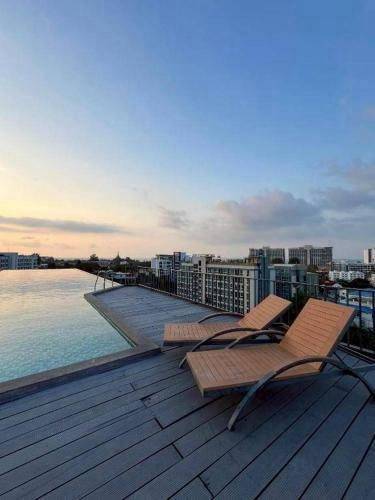 D-Eco Wellness Centre Pattaya for rent - Pool view