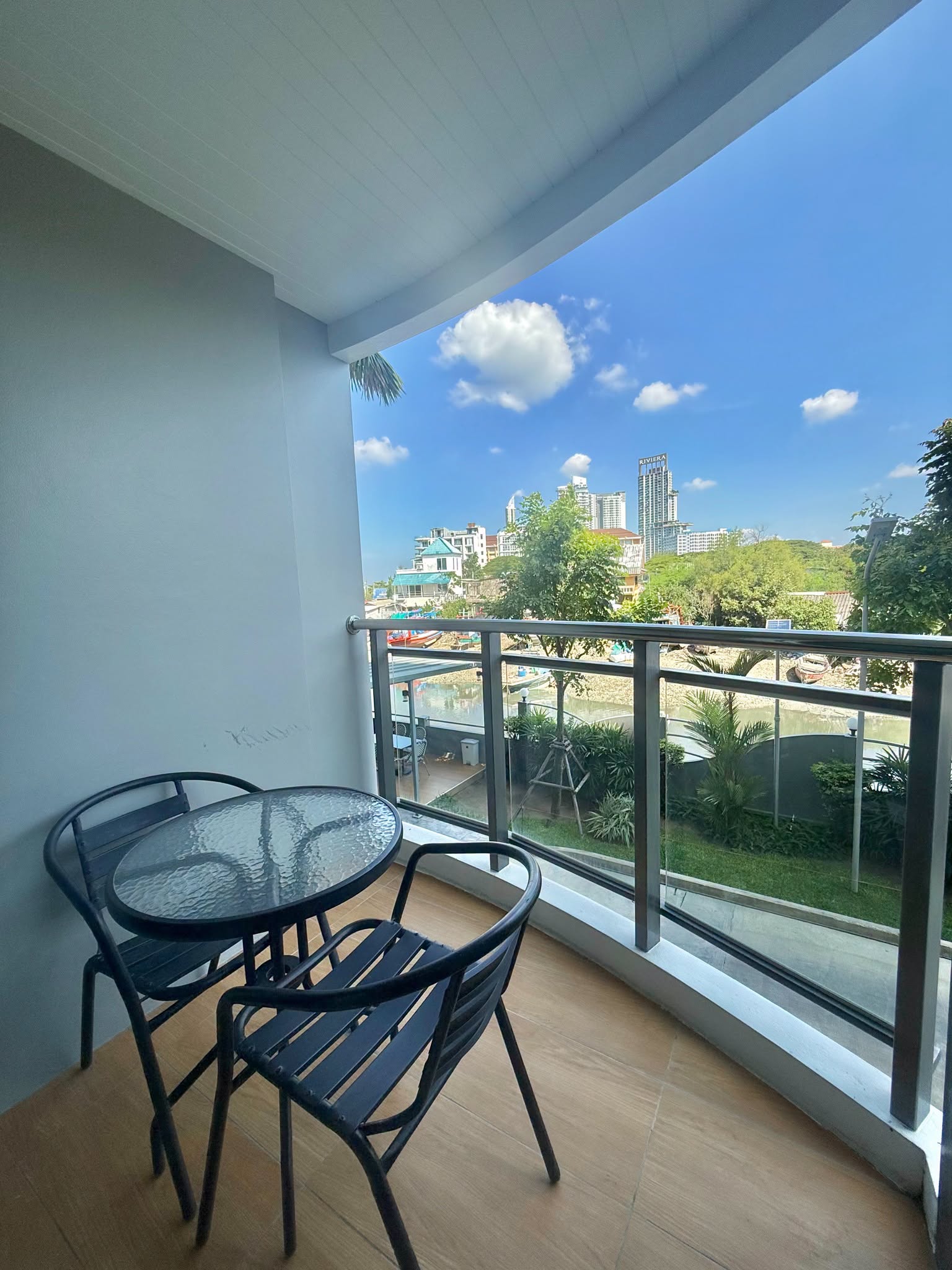 Whale Marina studio for sale - balcony view