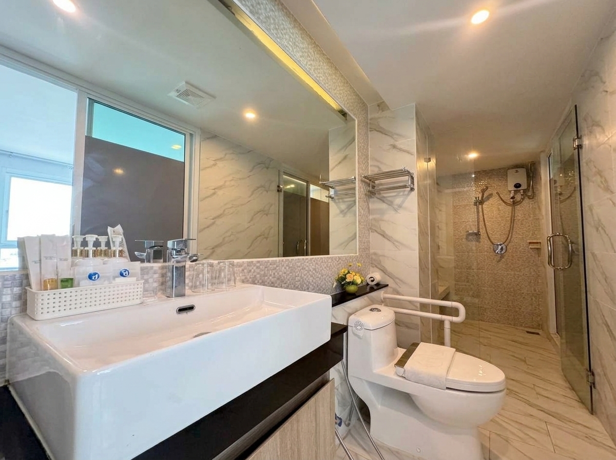 D-Eco Wellness Centre Condo 1 Bed-bathroom