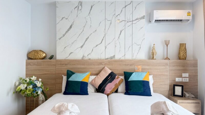 Wellness Condo D Eco Studio Pattaya rent - bedroom