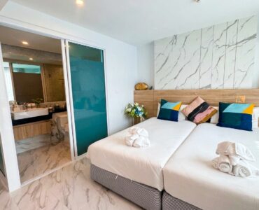 Condo D Wellness Pattaya Studio for rent - bedroom