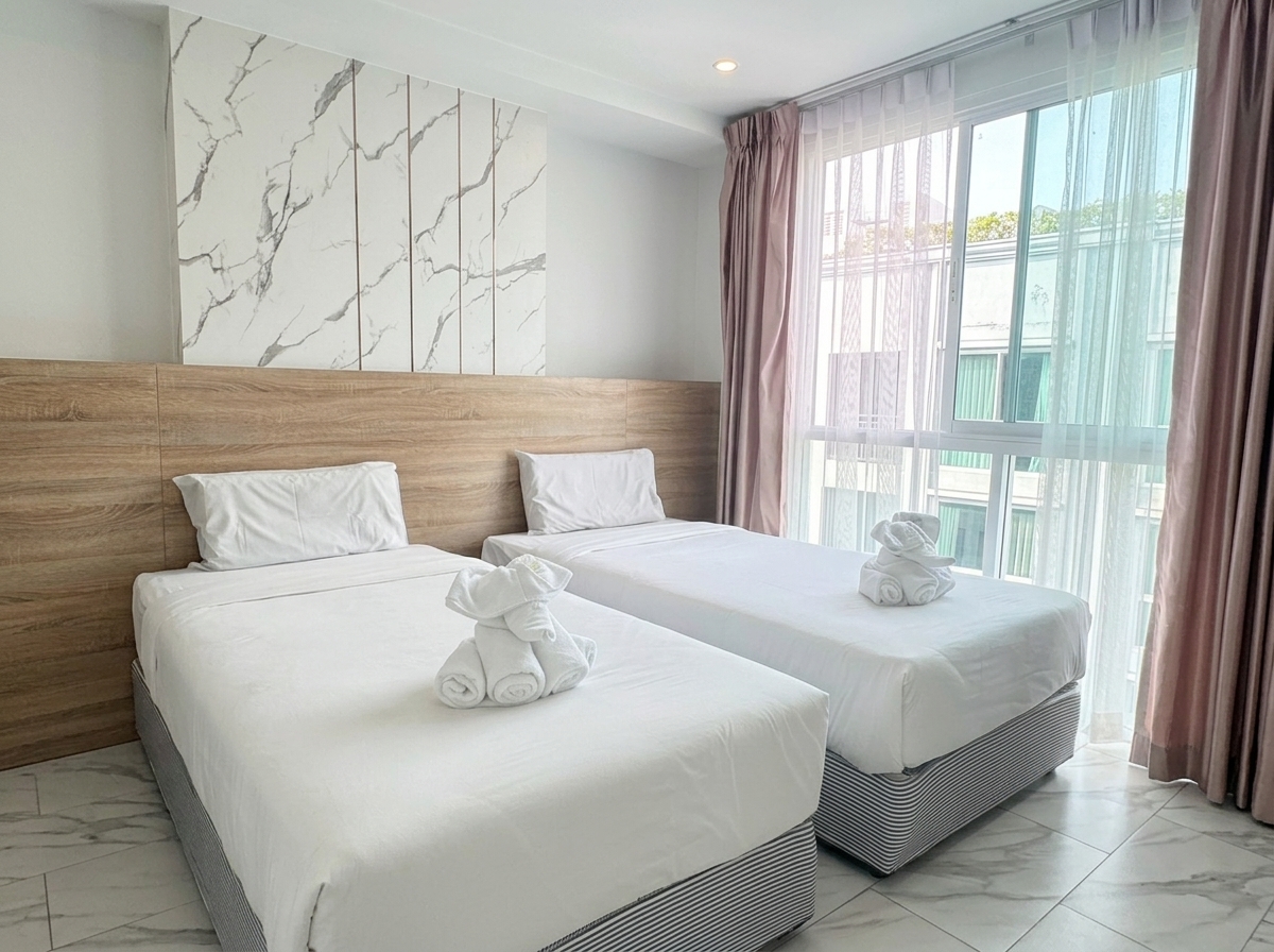 Wellness Condo D-Eco Centre 2 Beds - bedroom