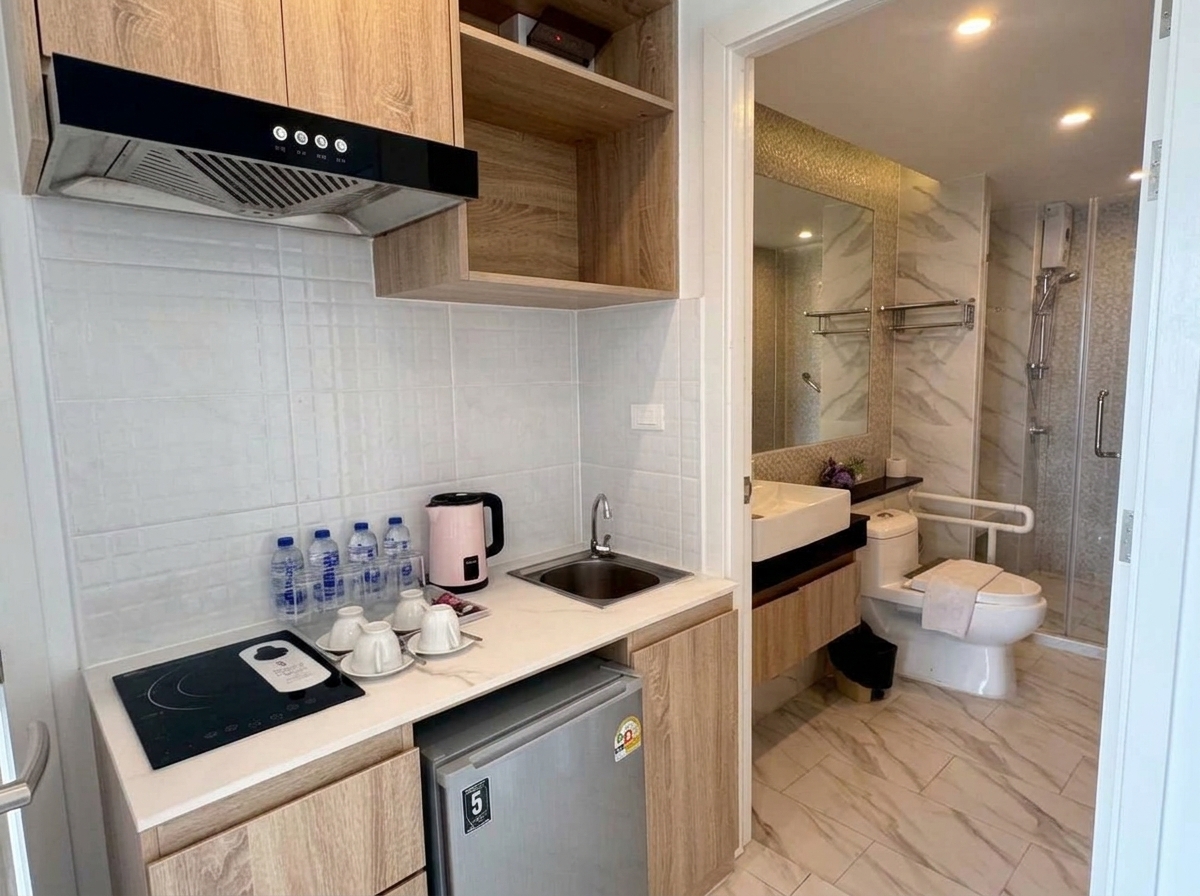 D-Eco Wellness Centre Condo 2 Beds-kitchen